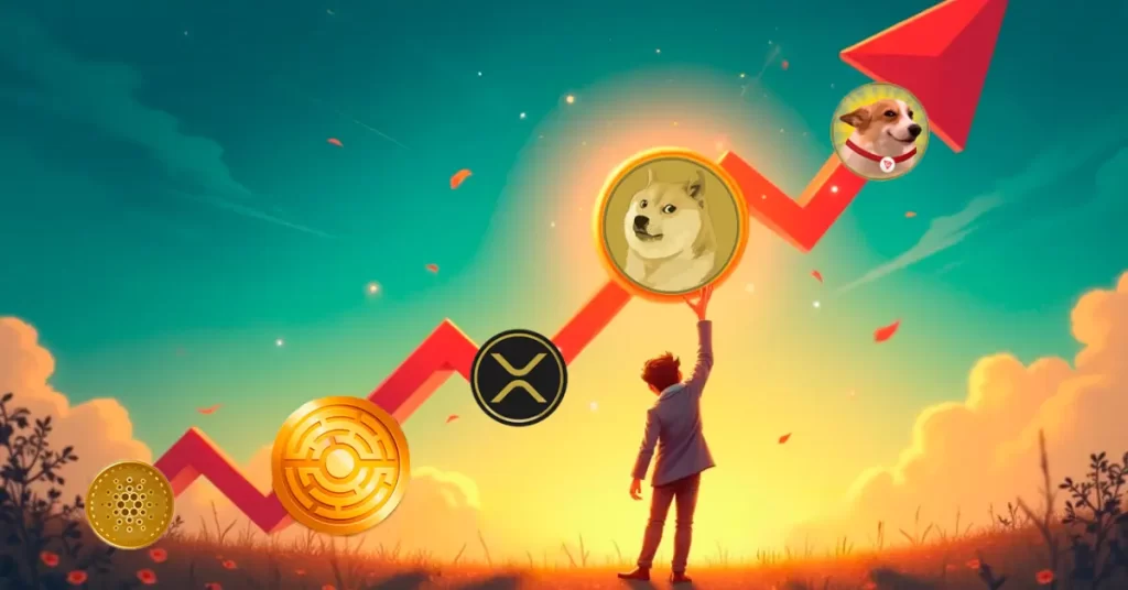 1ドル未満のトップ暗号通貨がブームになる: 100%以上の成長が期待できる通貨はどれか?